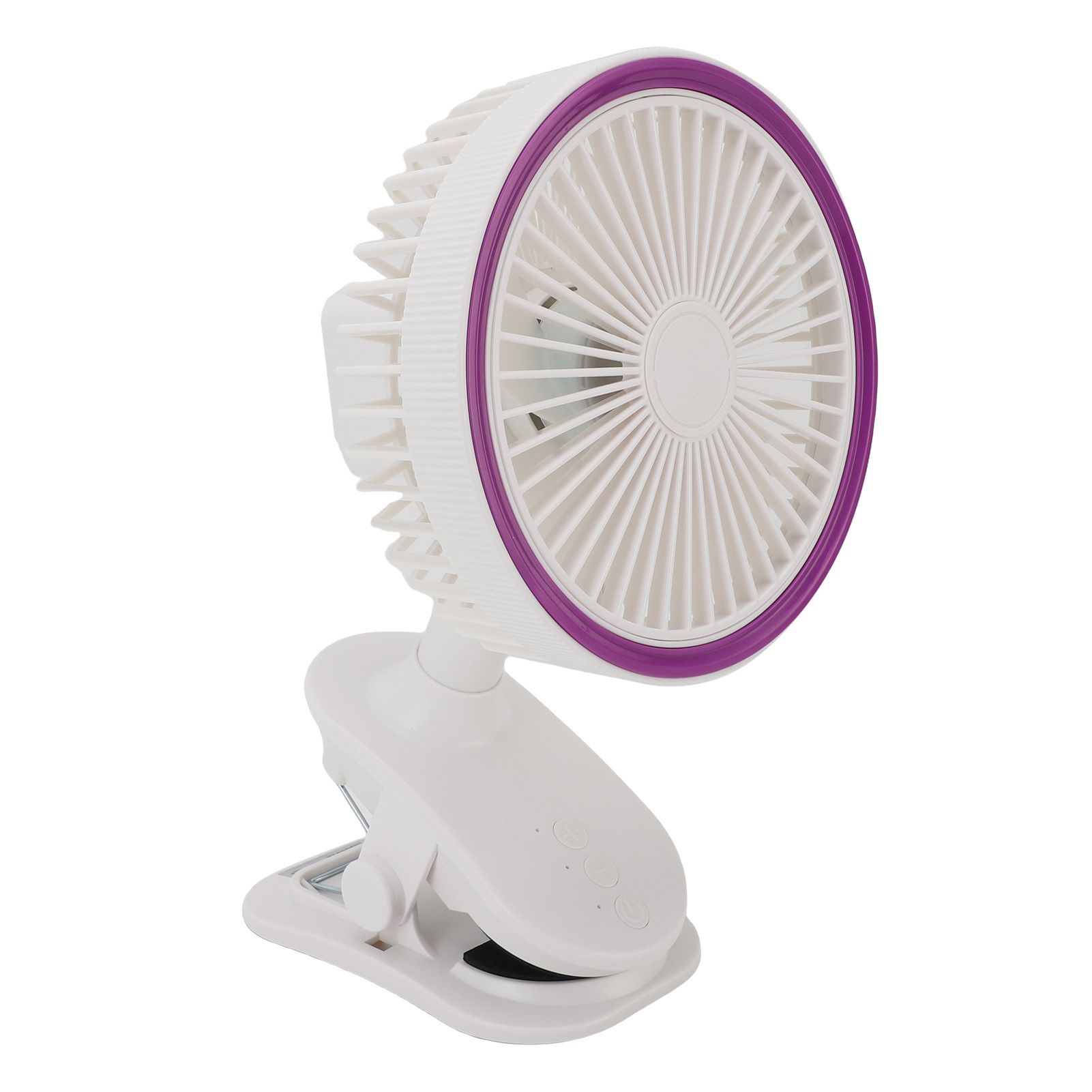 Fan with Clamp Quiet 360 Degree Rotation Rechargeable USB Portable Fan for view 6