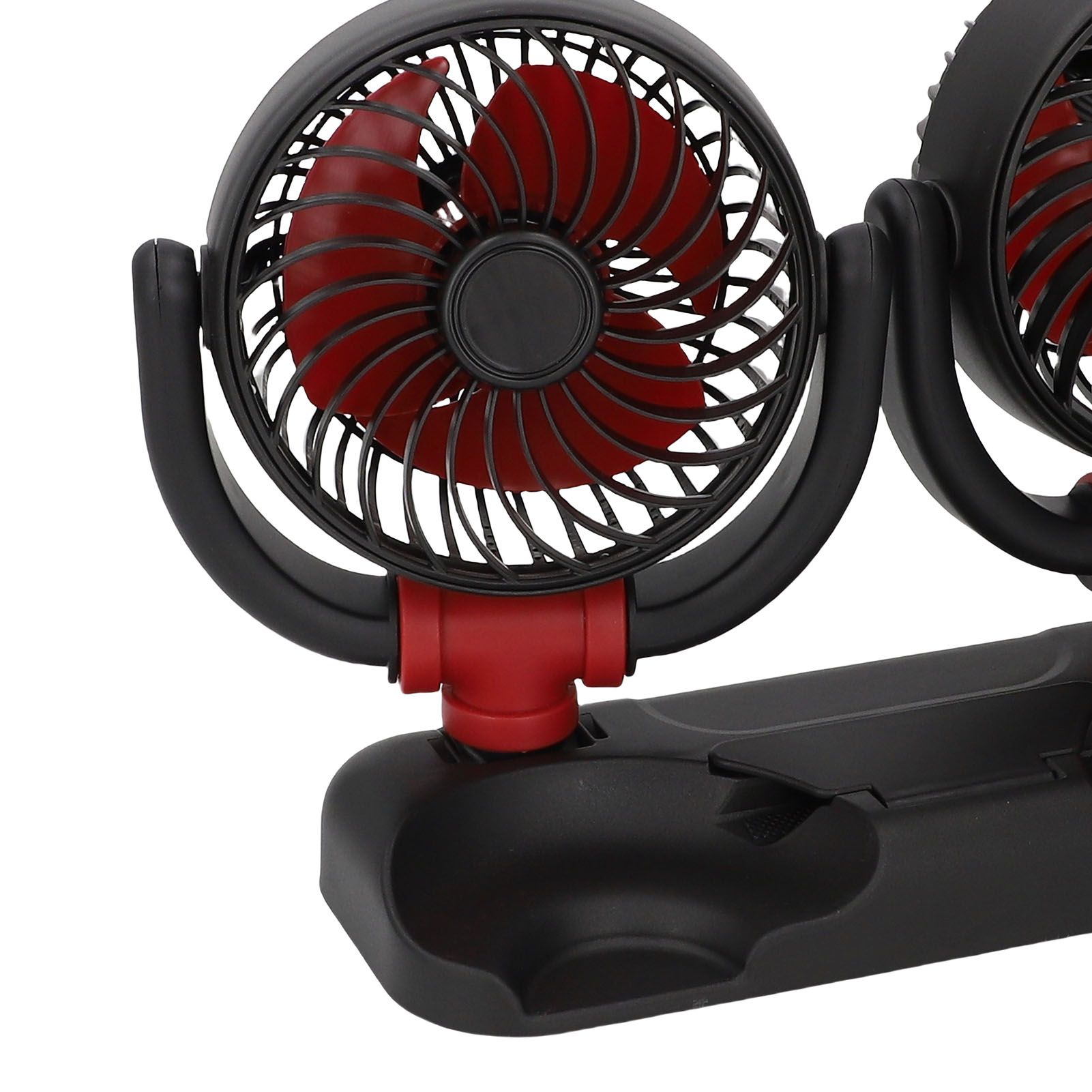 3 Heads Cooling Fan with Phone Holder Powerful Airflow Portable Electric Fan view 5