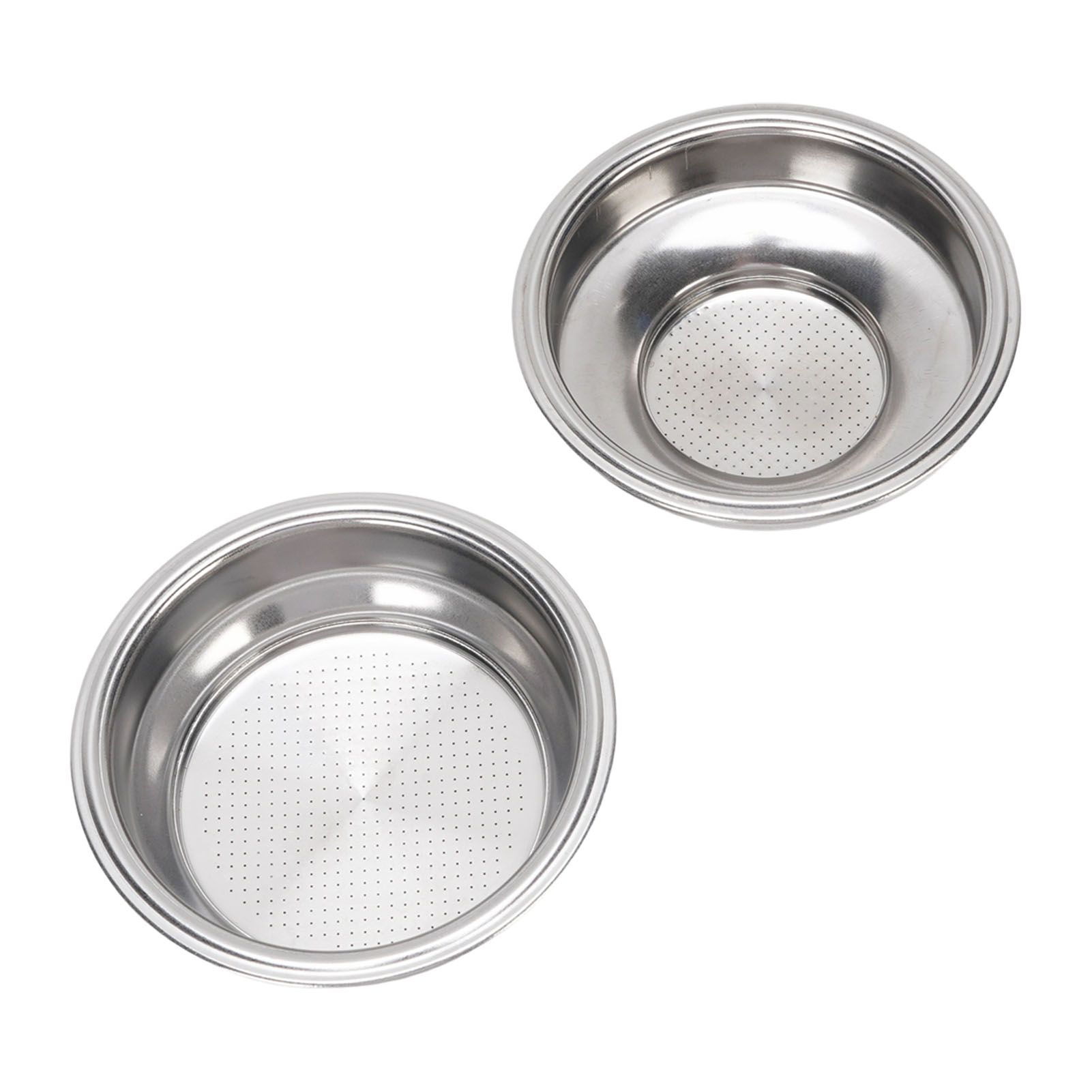 2Pcs 58mm Pressurized Filter Basket Stainless Steel 18g Capacity Pressurized view 4