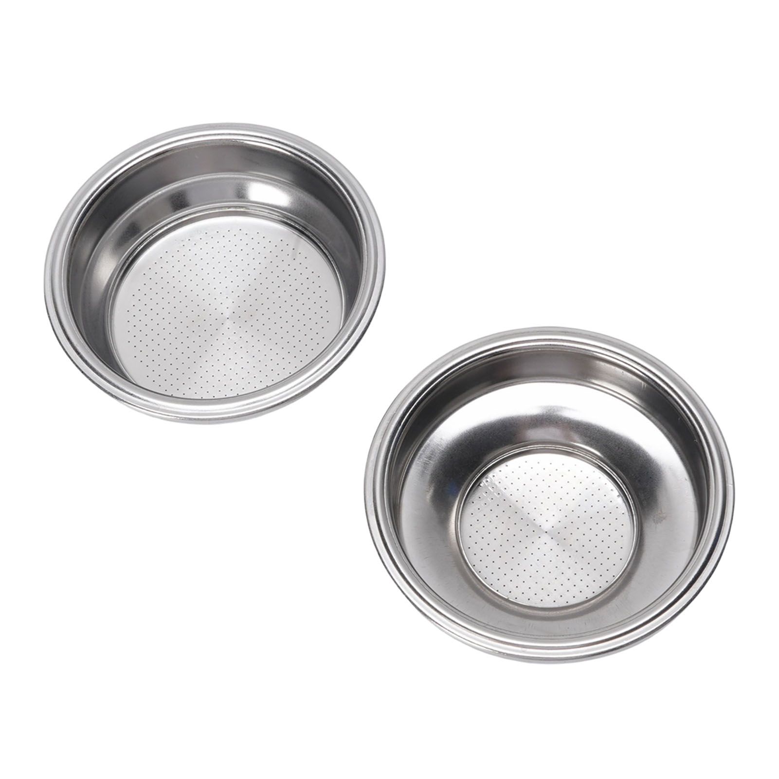 2Pcs 58mm Pressurized Filter Basket Stainless Steel 18g Capacity Pressurized view 5