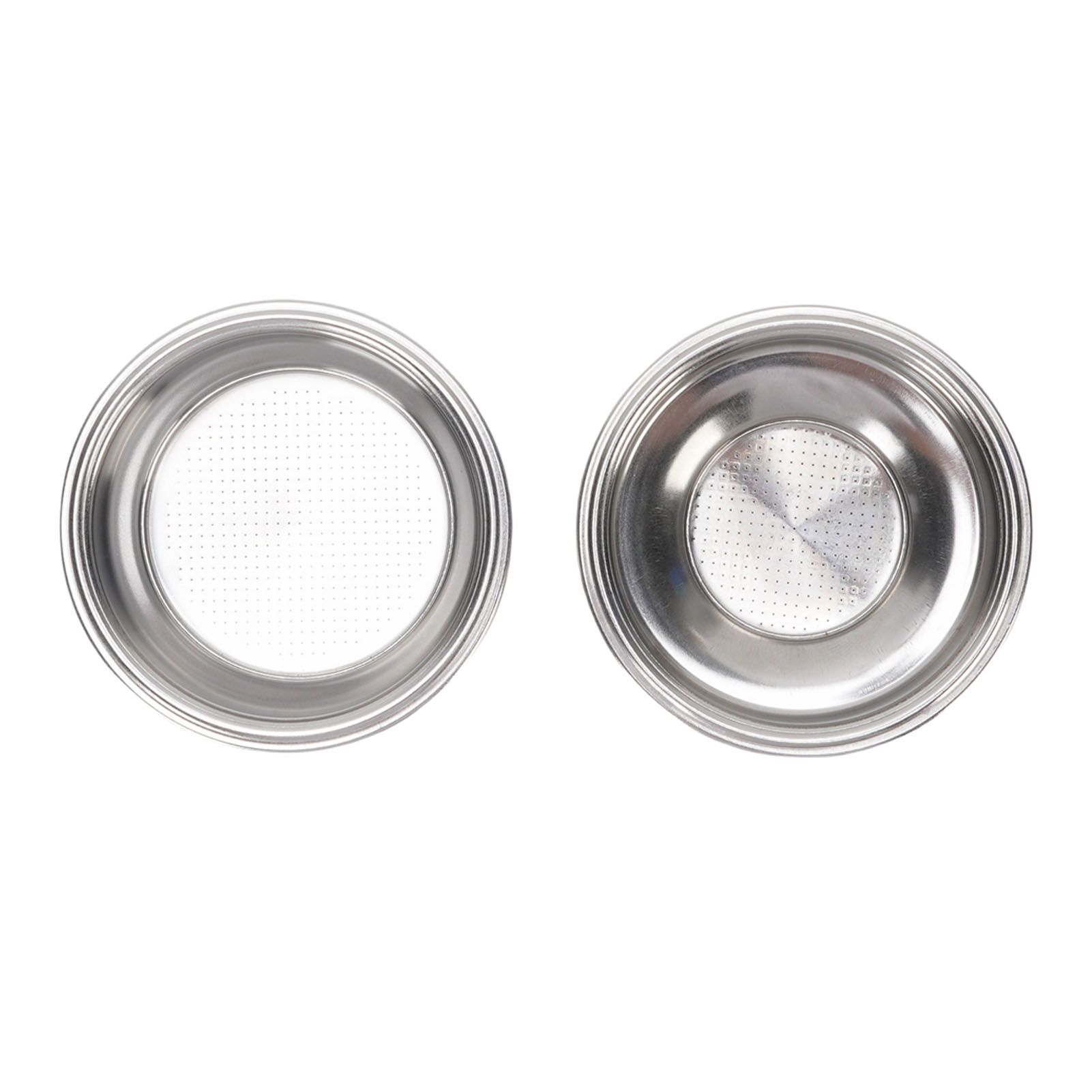 2Pcs 58mm Pressurized Filter Basket Stainless Steel 18g Capacity Pressurized view 6