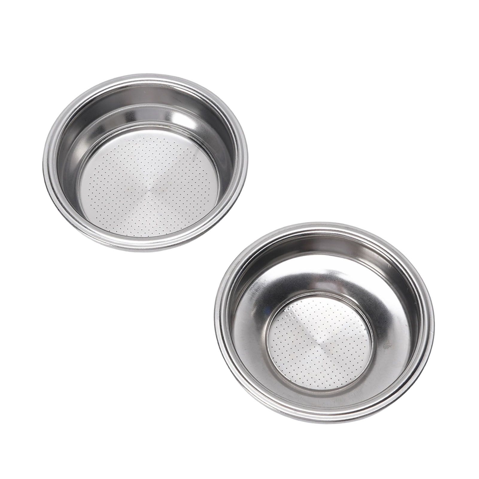 2Pcs 58mm Pressurized Filter Basket Stainless Steel 18g Capacity Pressurized view 9