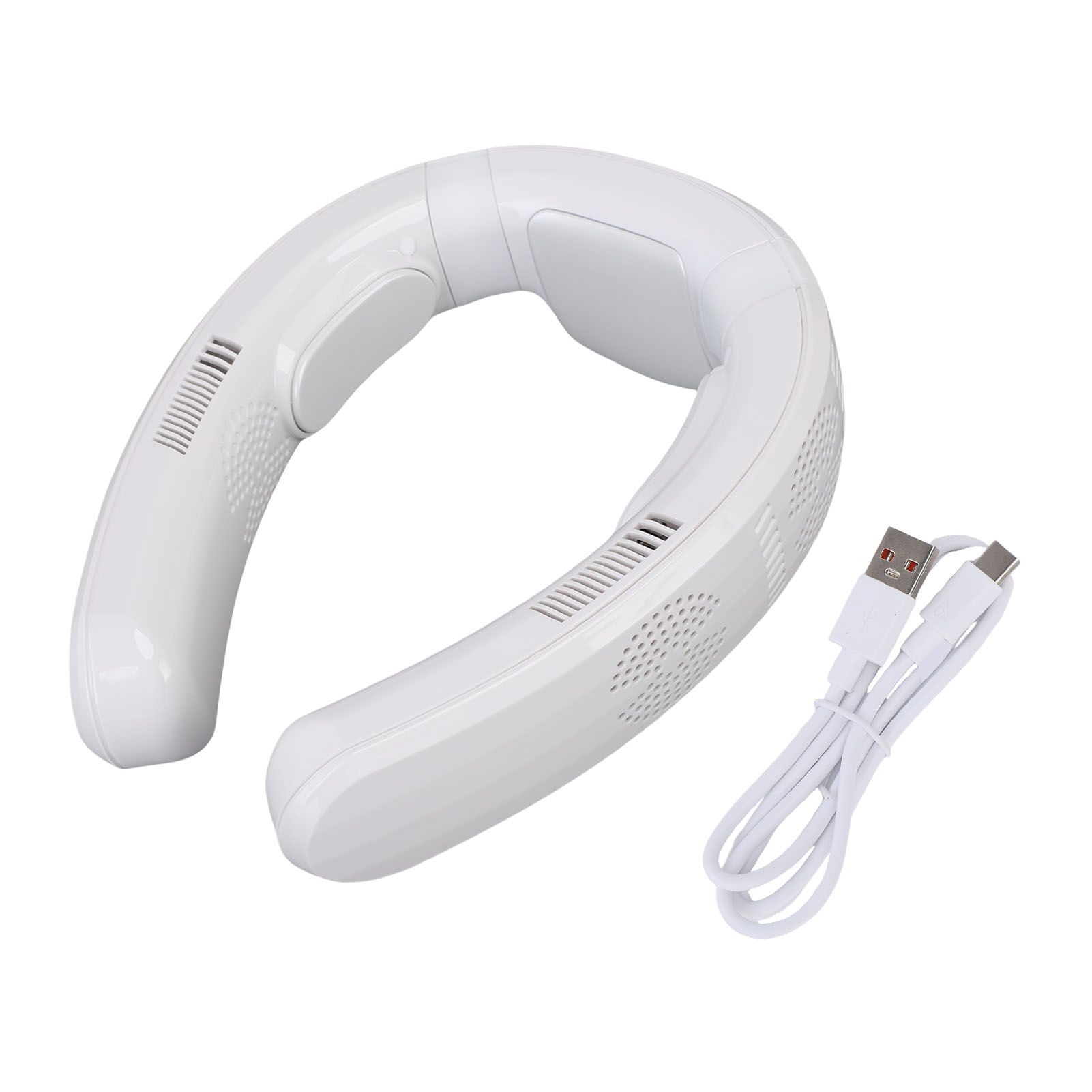Portable Neck Fan Cooling and Heating Dual Use 3 Speeds Semiconductor Quiet view 3