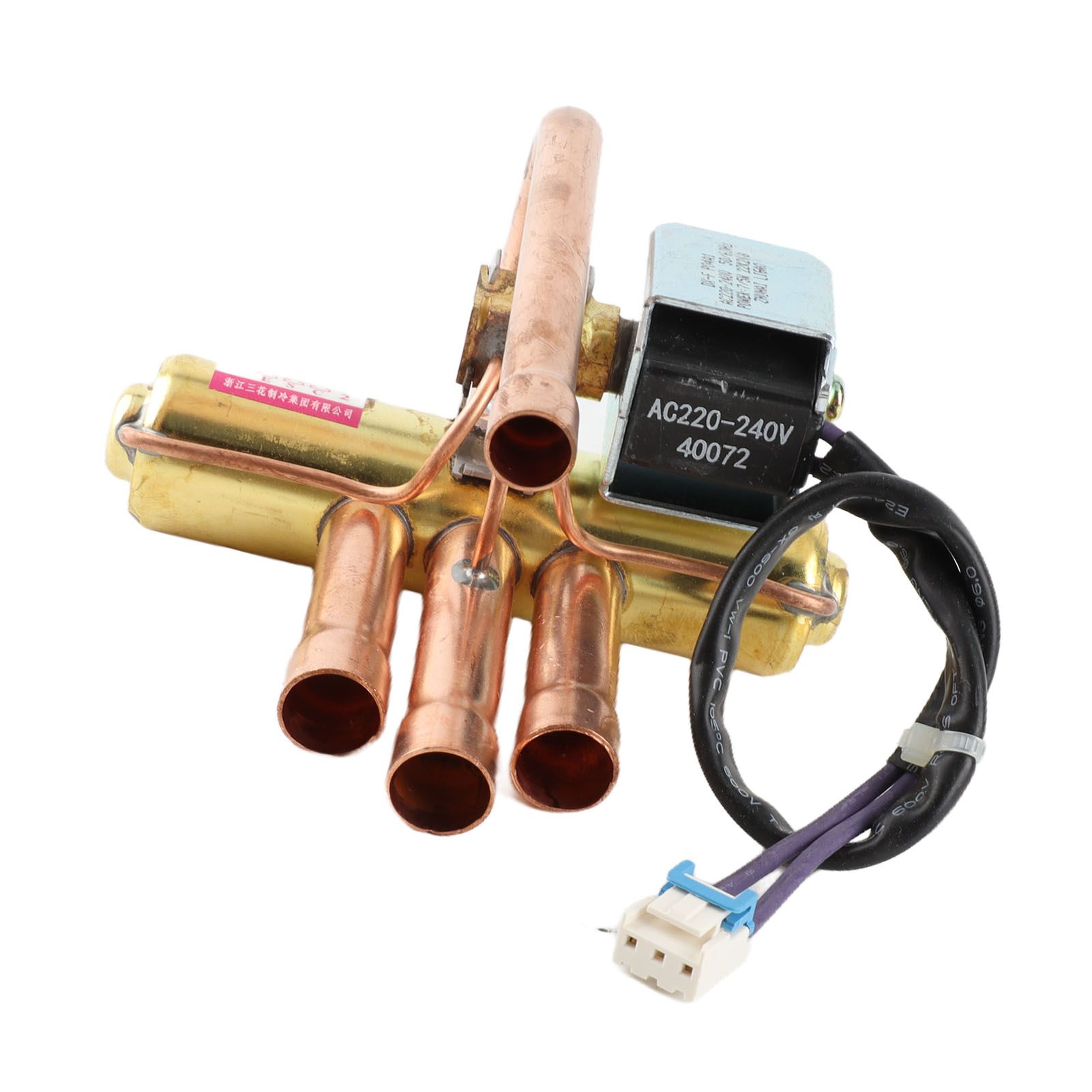 Air Conditioning 4 Way Reversing Valve with Cable Copper Refrigeration Service view 4