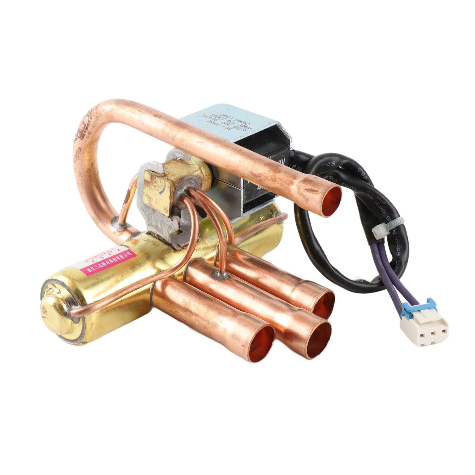 Air Conditioning 4 Way Reversing Valve with Cable Copper Refrigeration Service view 8