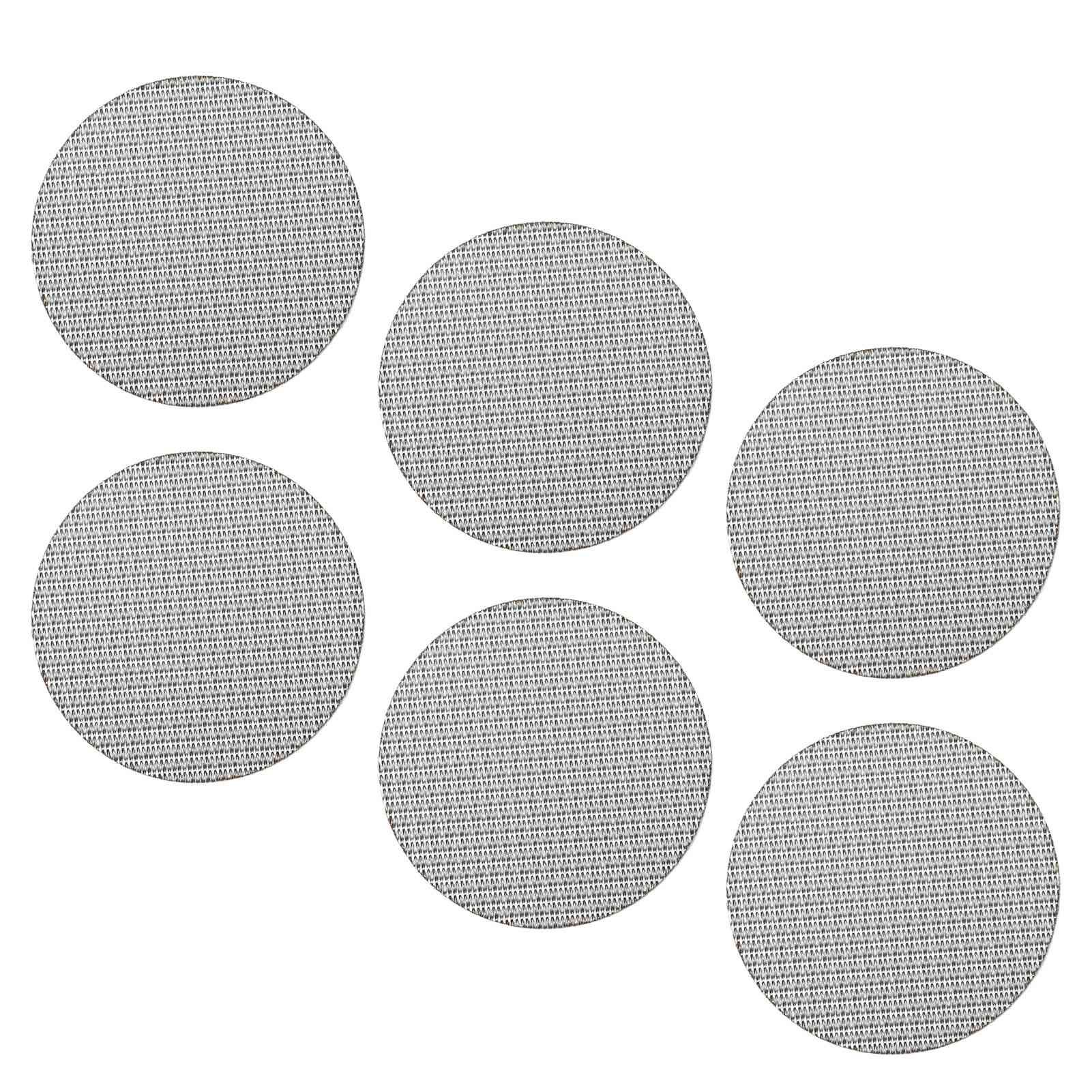 6pcs Coffee Portafilter Puck Screen Stainless Steel 100μm Precision 1.7mm view 11