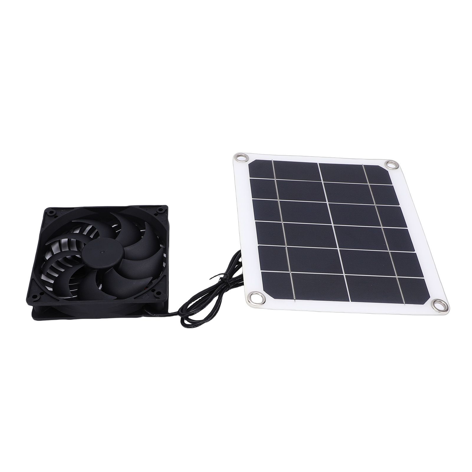 Solar Powered Exhaust Fan Kit 7W Solar Panel Fan Ventilator for Pet House view 11