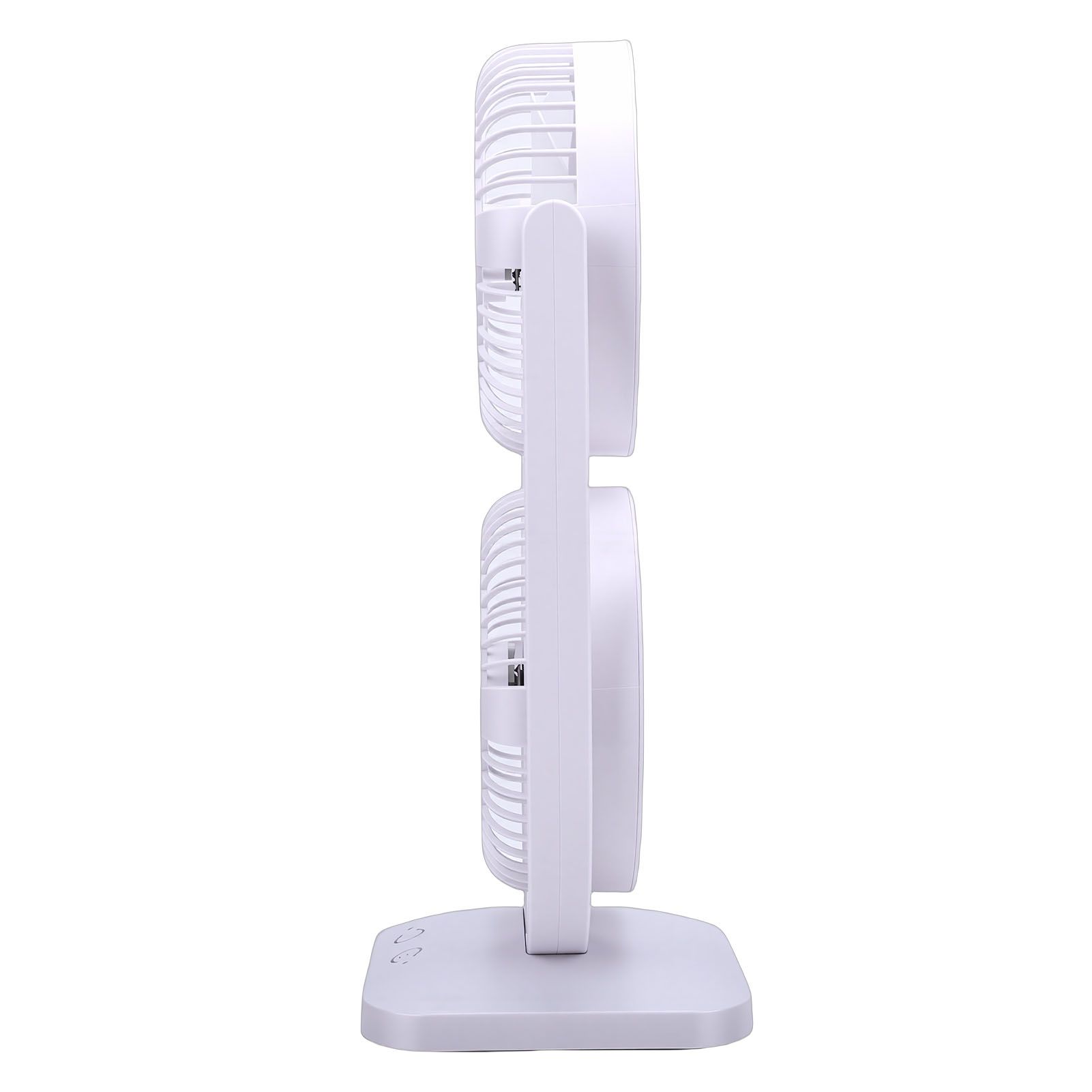 Dual Head Desk Fan USB Rechargeable 3 Speed Portable Electric Floor Fan for view 6