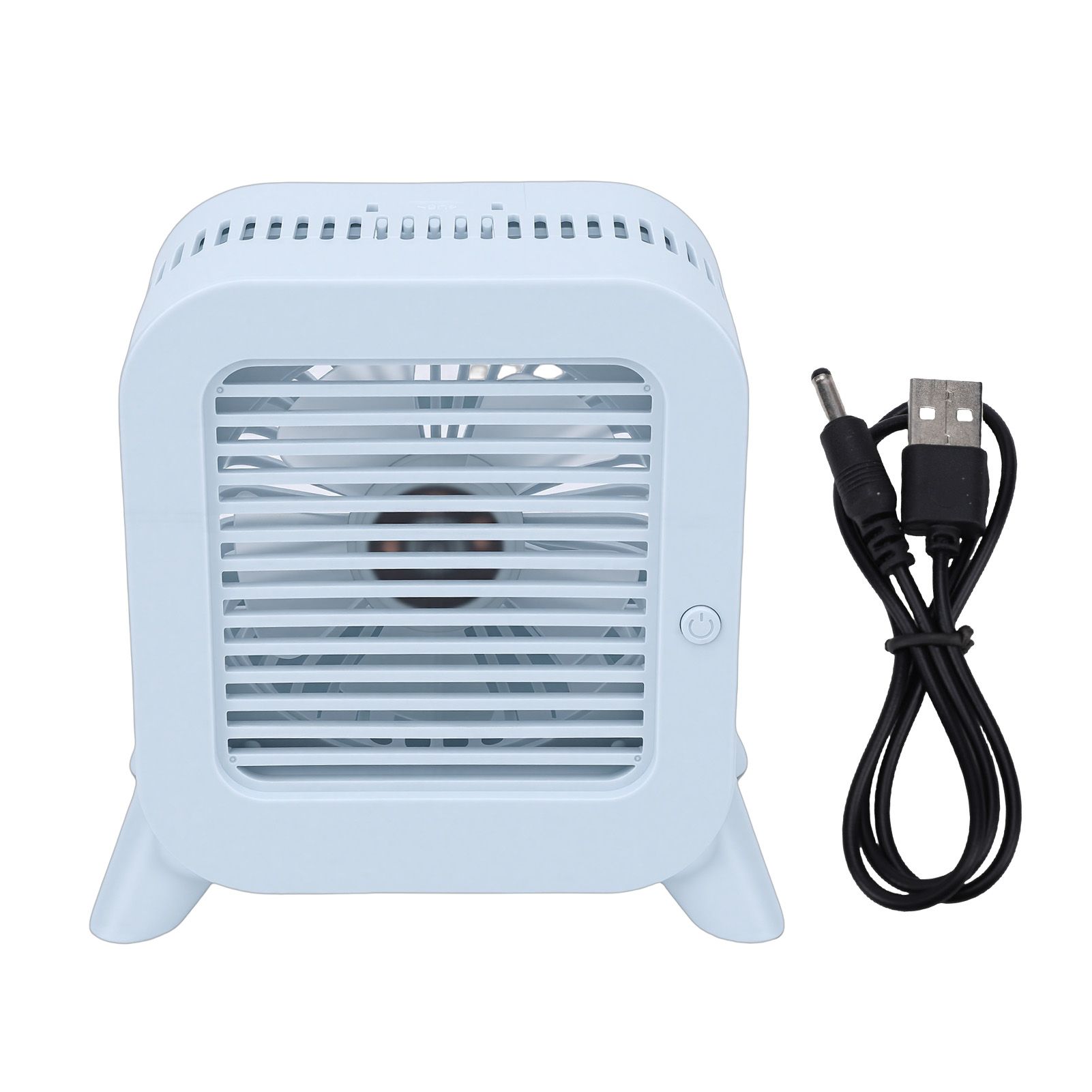 Desk Air Cooler Fan Cordless USB Rechargeable Mini Air Conditioner Fan for view 2