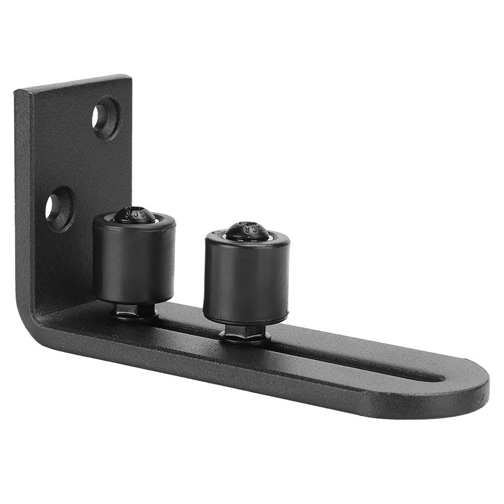Carbon Steel Sliding Barn Door Guide Floor Roller Guides with Duplex Bearing view 4