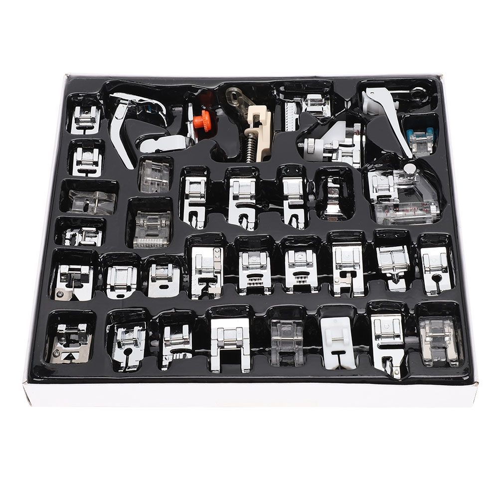 35Pcs/Set Multifunction Household Sewing Machine Metal Presser Foot Tool Kit view 2