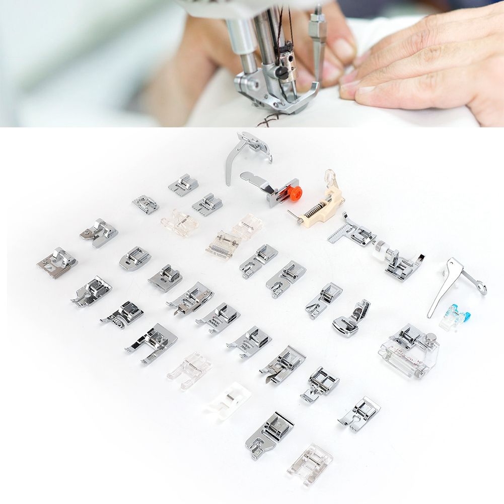 35Pcs/Set Multifunction Household Sewing Machine Metal Presser Foot Tool Kit view 3