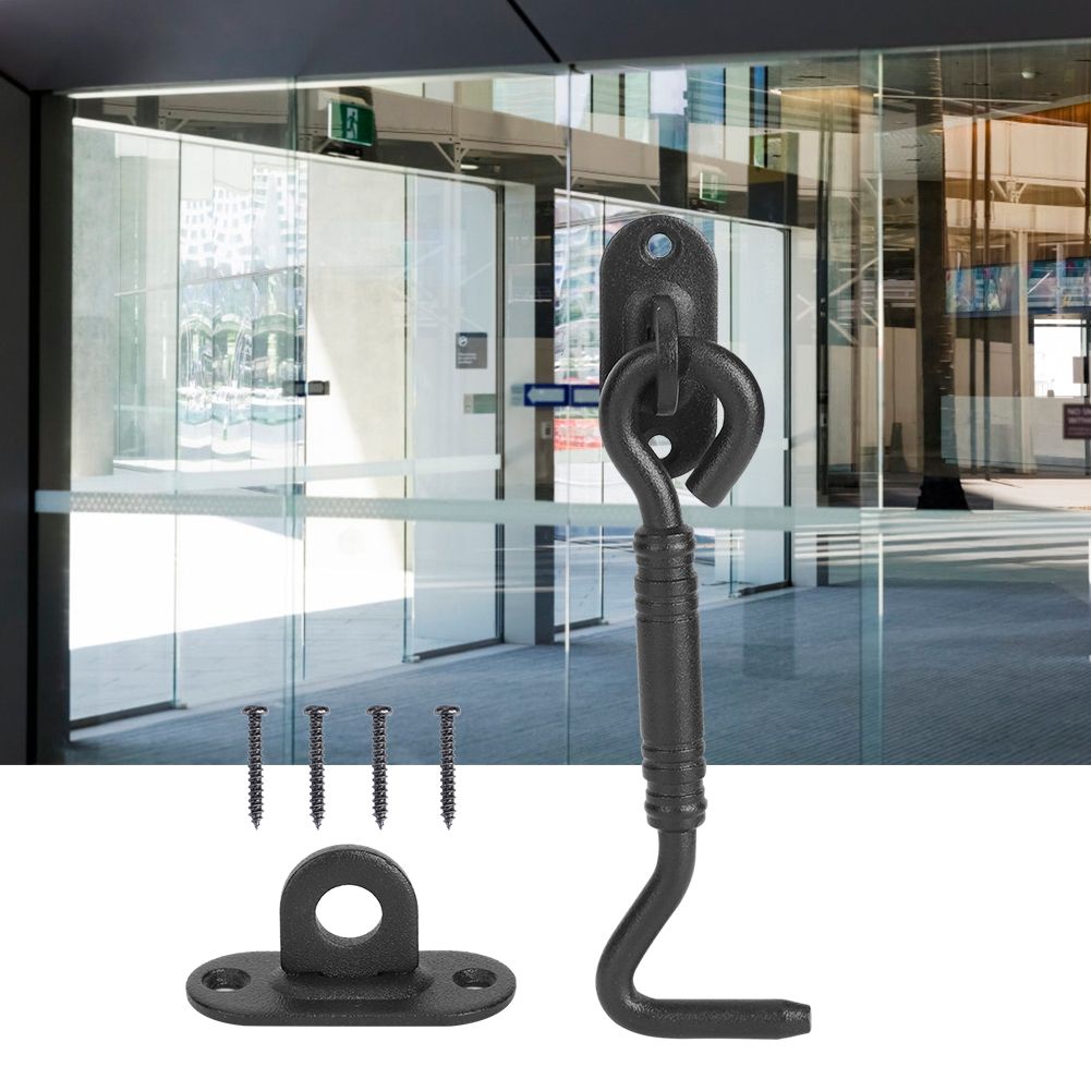 Stainless Steel Barn Door Lock Sliding Door Window Latch Lock Hook Hardware view 3