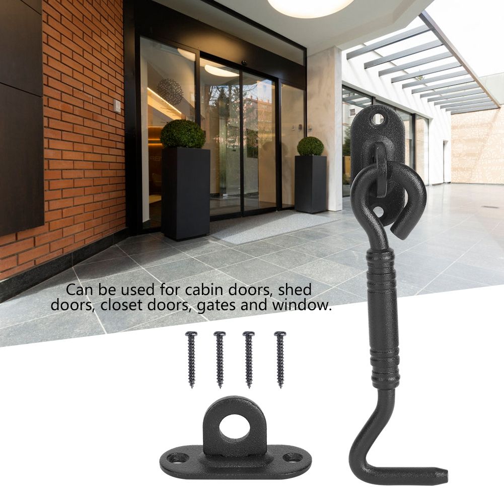 Stainless Steel Barn Door Lock Sliding Door Window Latch Lock Hook Hardware view 9