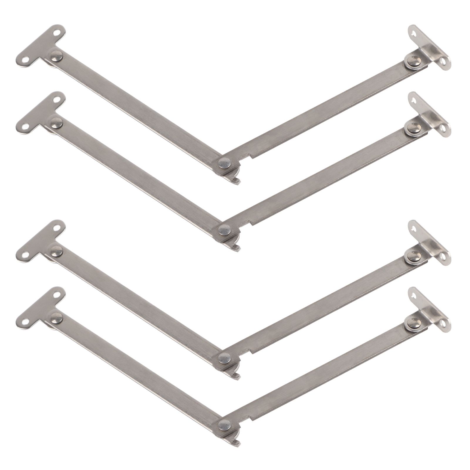 5Pcs Stainless Steel Rust Proof Support Hinge Hardware Fittings for Door view 2