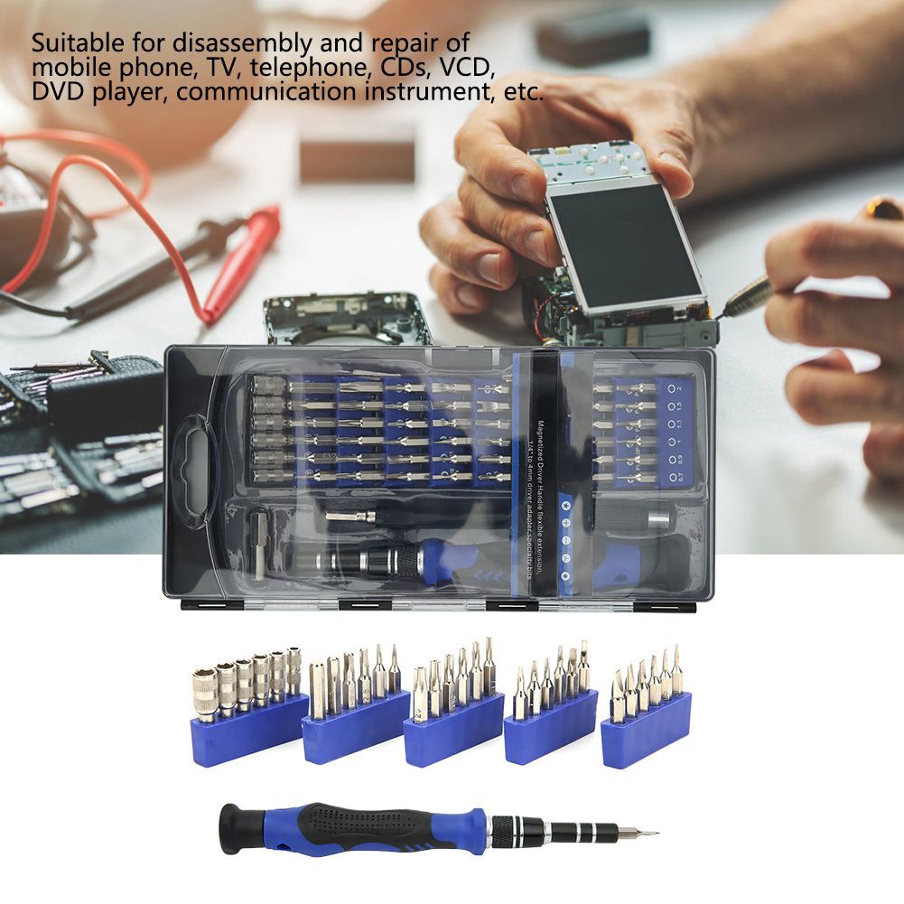 56 in 1 Multifunctional Screwdriver Set Screwdriver Bit Kit for Mobile Glasses view 11