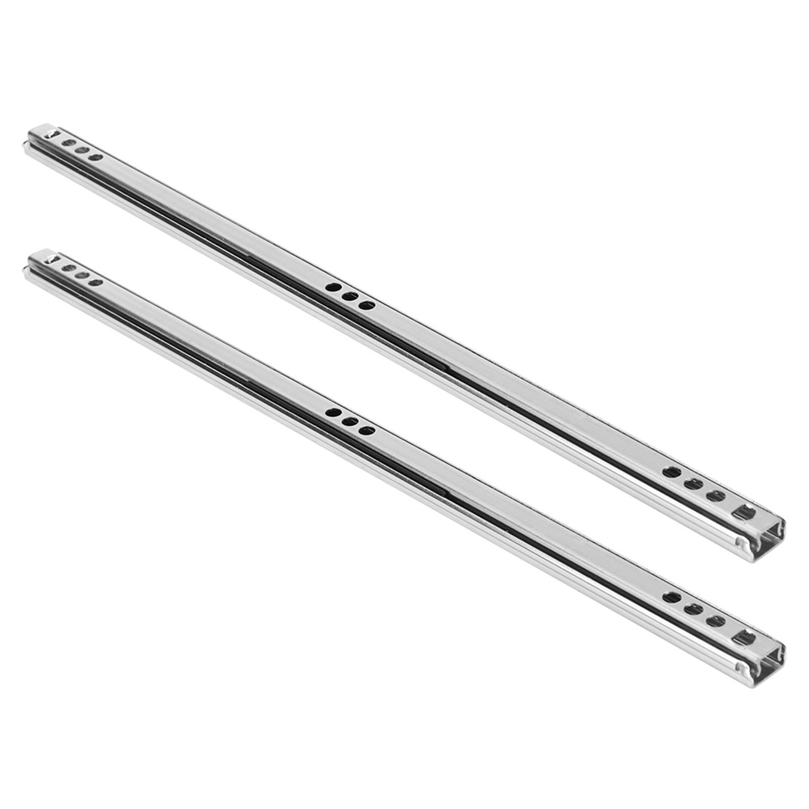 2Pcs/Set 342x17mm Cold Rolled Steel Drawer Rail Ball Bearing Slide for Cabinet view 9