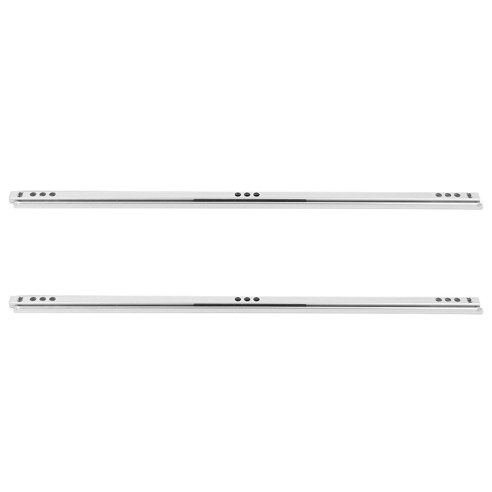 2Pcs Set Cold‑Roll Steel Sheet Ball Bearing Drawer Slide Rail Cabinet view 6