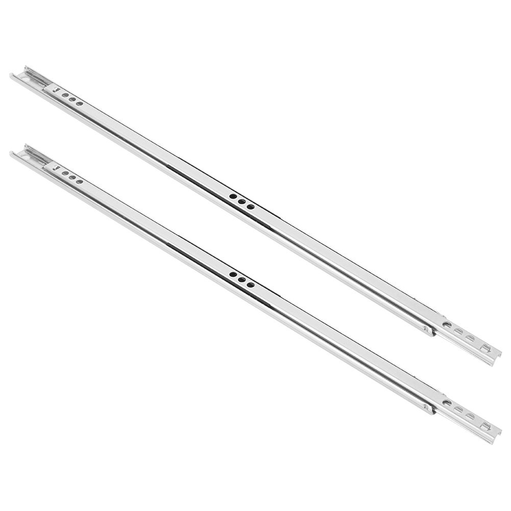 2Pcs Set Cold‑Roll Steel Sheet Ball Bearing Drawer Slide Rail Cabinet view 10