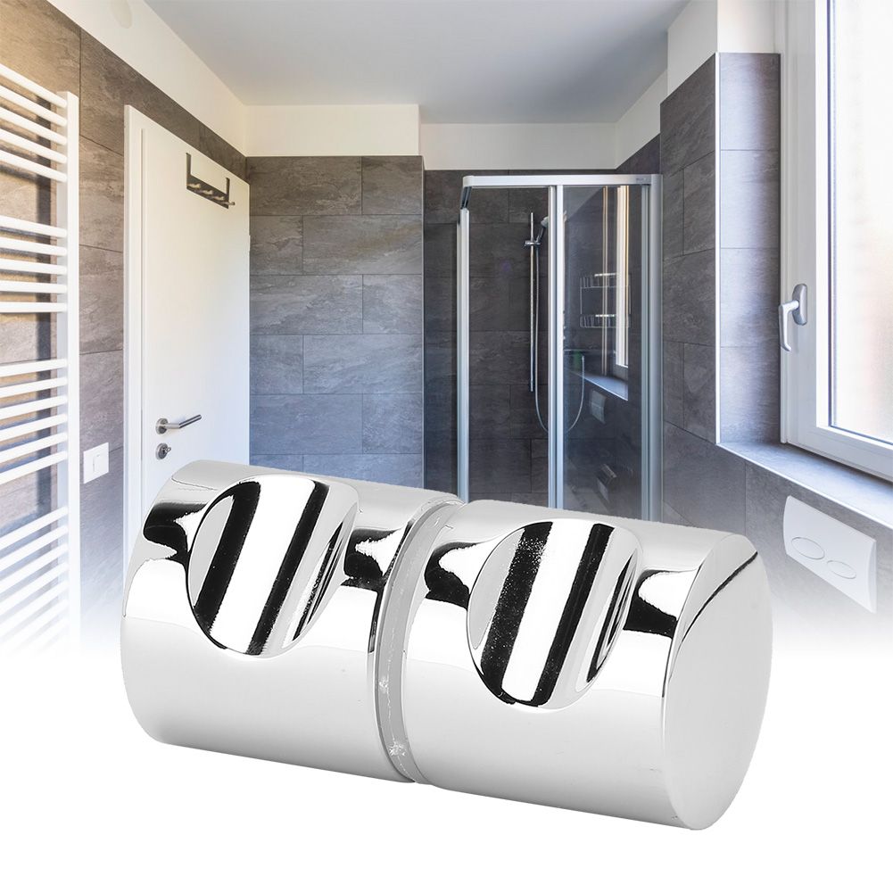 Shower Glass Door Knob Single Hole Bathroom Door Handle Pull for Cabinet view 10