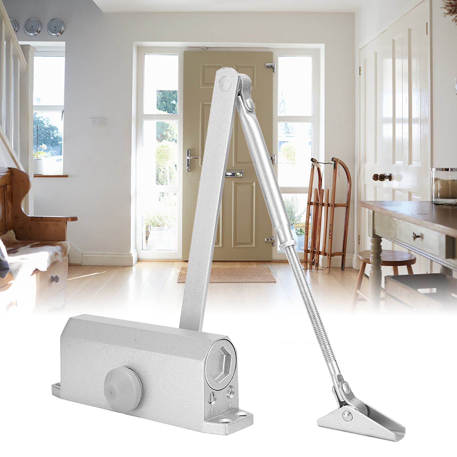 Medium Hydraulic Buffer Door Closer 180 Degrees Positioning Door Closer view 10