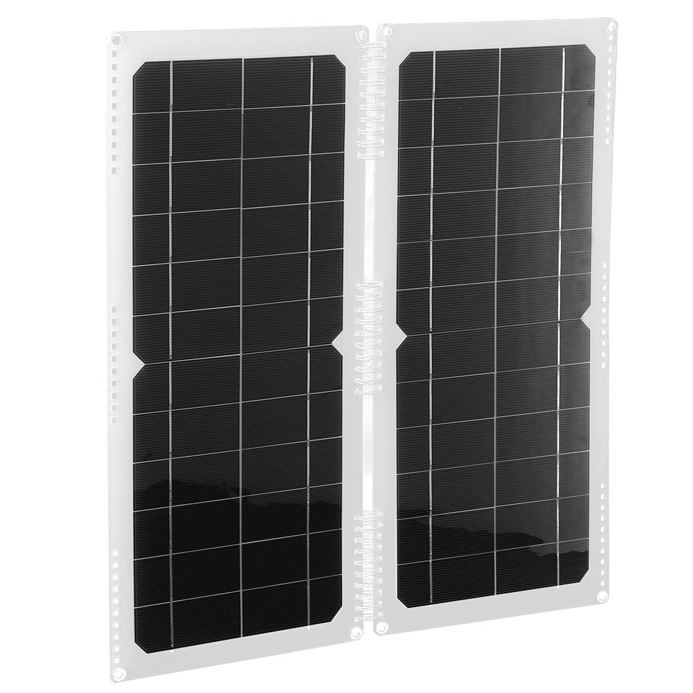20W 12V Portable Solar Panel Folding Monocrystal Charger Board for Outdoor view 7