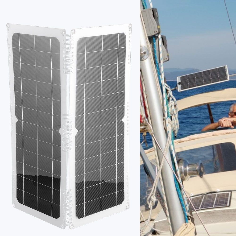 20W 12V Portable Solar Panel Folding Monocrystal Charger Board for Outdoor view 10