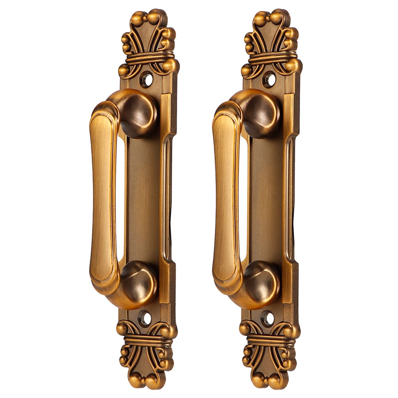 2Pcs/Set European Style Antique Zinc Alloy Door Pull Handle Cabinet Hardware view 3