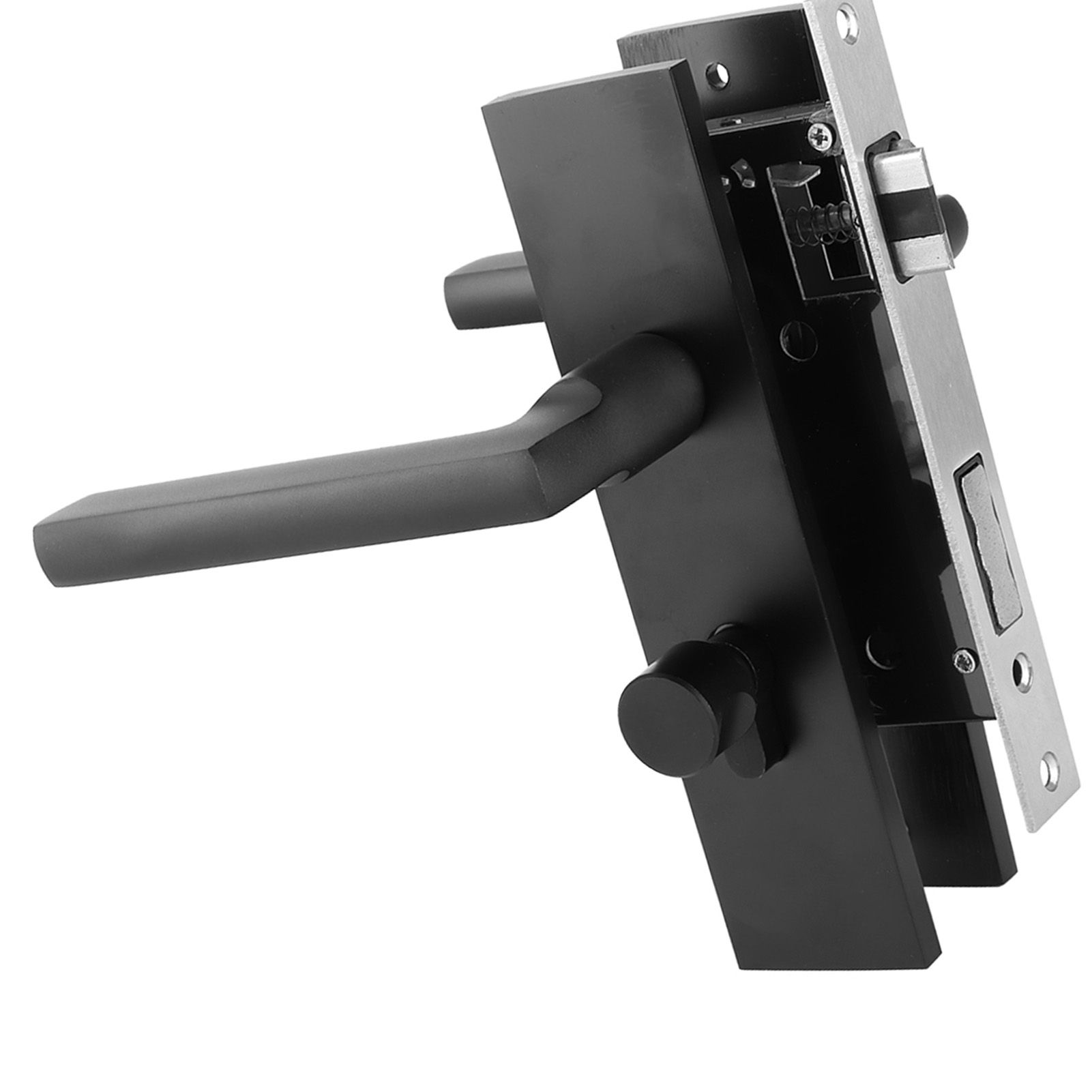 Space Aluminum Bedroom Door Lock Home Security Bedroom Handle Lock with Keys view 5