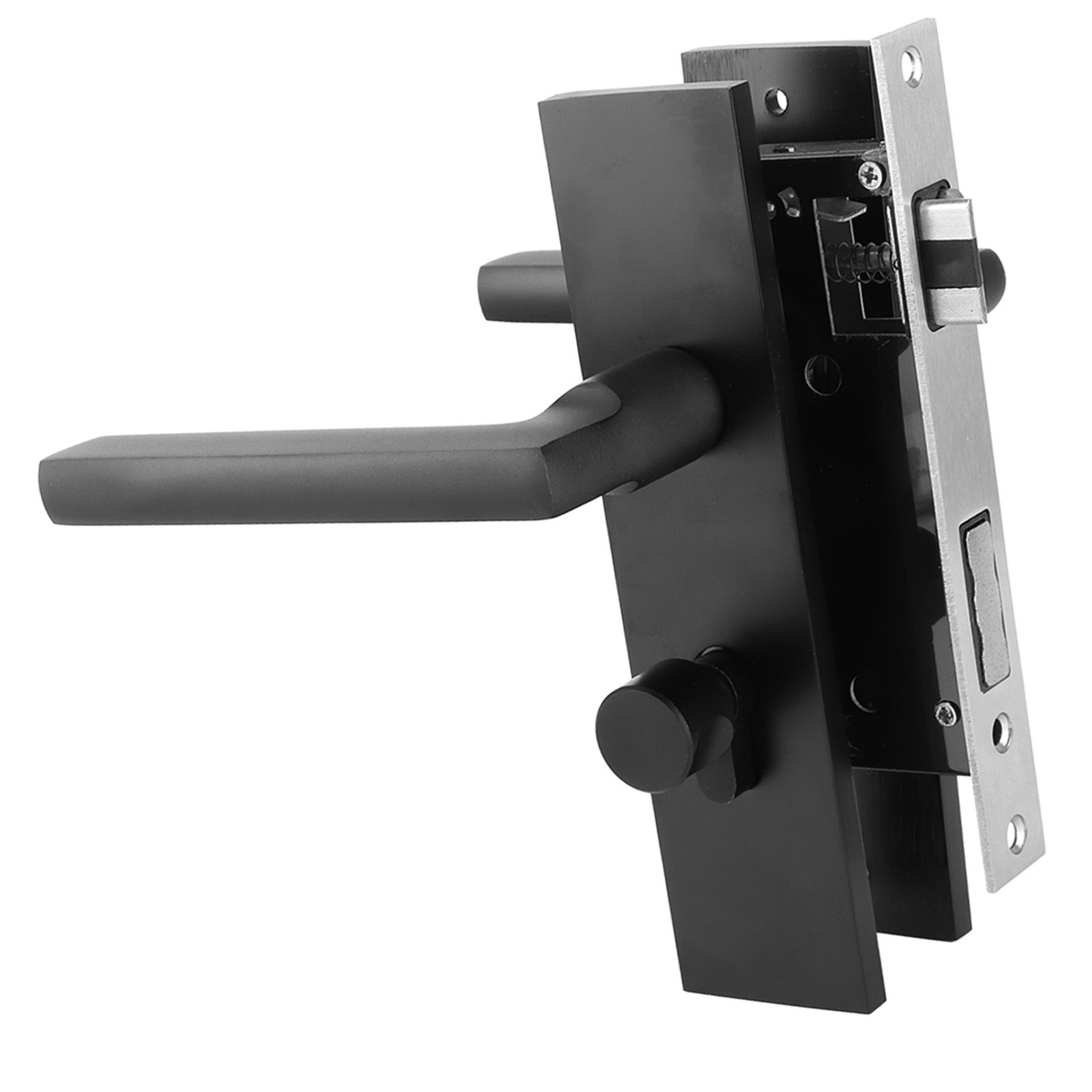 Space Aluminum Bedroom Door Lock Home Security Bedroom Handle Lock with Keys view 6