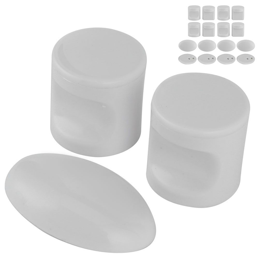 4 Set Household Shower Room Sliding Door Knob Bathroom Glass Door Handle view 4