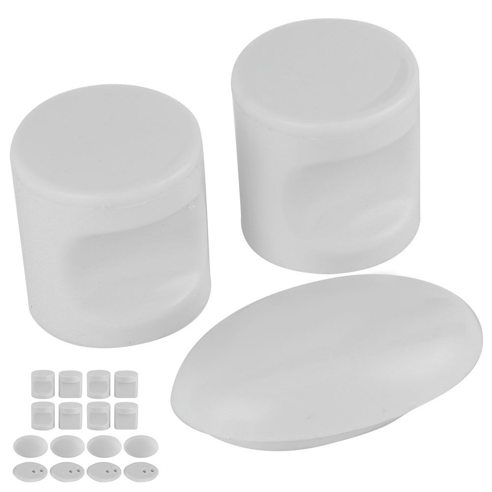 4 Set Household Shower Room Sliding Door Knob Bathroom Glass Door Handle view 5