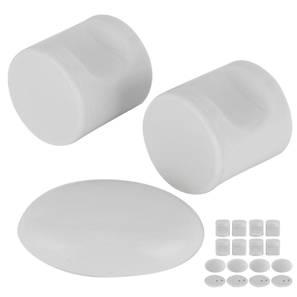 4 Set Household Shower Room Sliding Door Knob Bathroom Glass Door Handle view 6