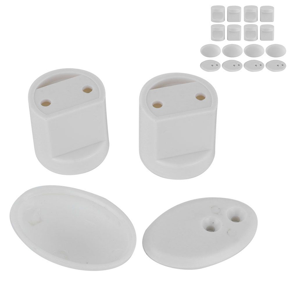 4 Set Household Shower Room Sliding Door Knob Bathroom Glass Door Handle view 7