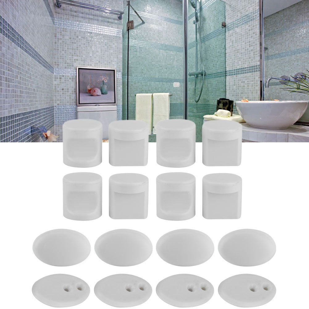 4 Set Household Shower Room Sliding Door Knob Bathroom Glass Door Handle view 9