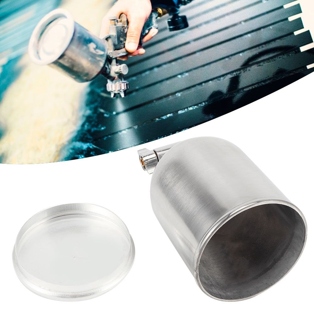 600CC Professional Aluminum Airbrush Paint Side Pot Spray Paint Cup Container view 9