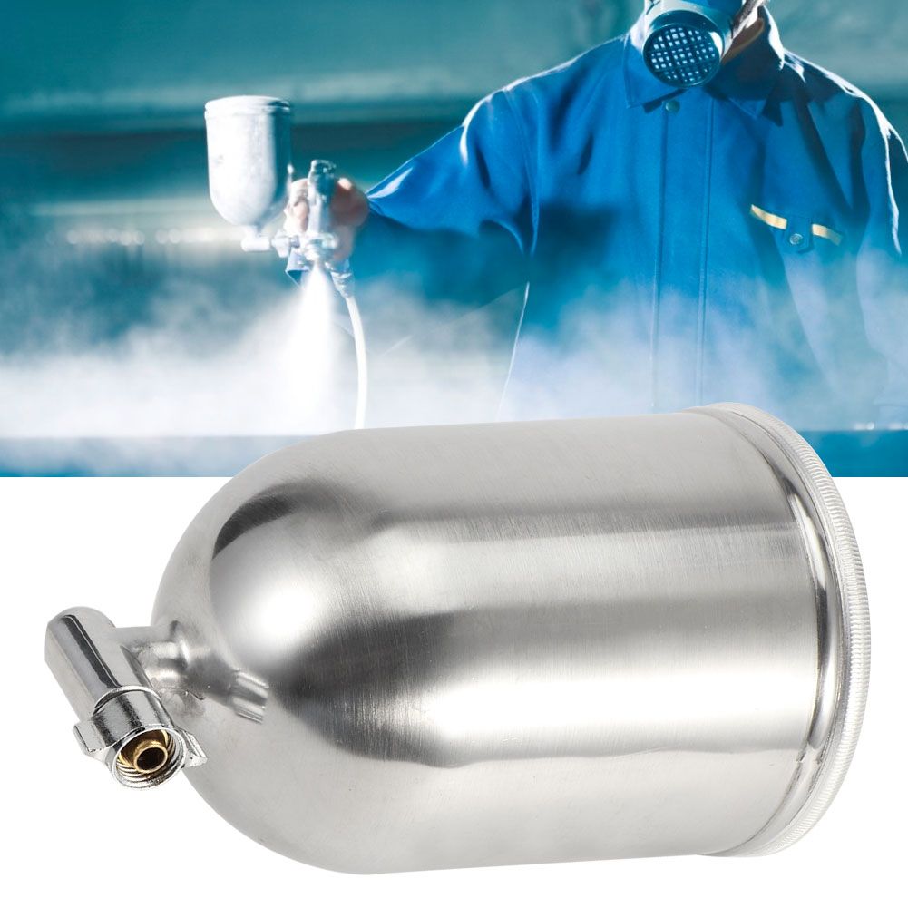 600CC Professional Aluminum Airbrush Paint Side Pot Spray Paint Cup Container view 10