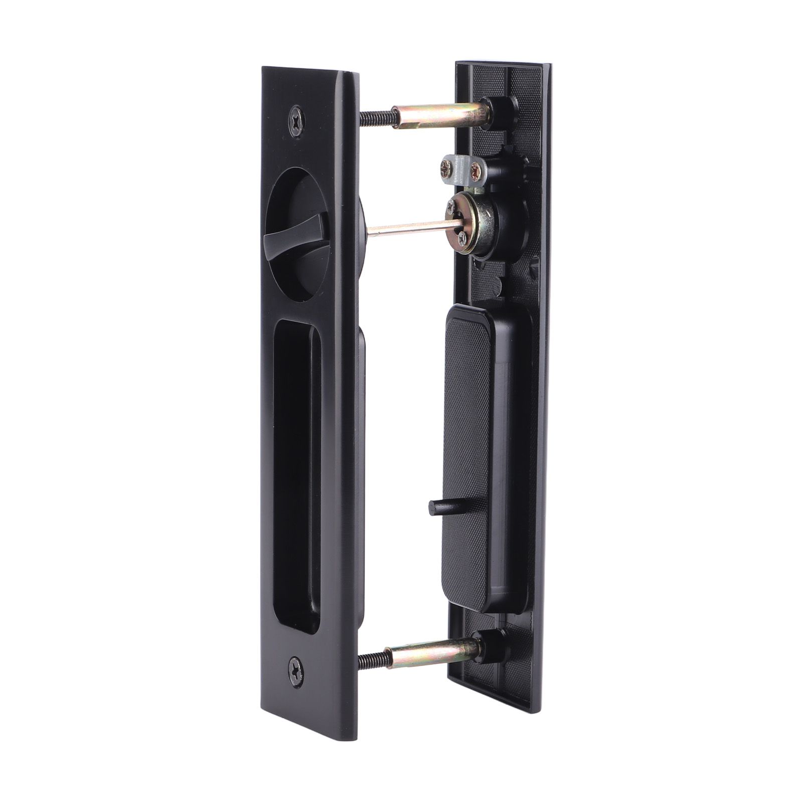 Zinc Alloy Sliding Door Lock Latch Handle Set Bathroom Balcony Cabinet Door view 6