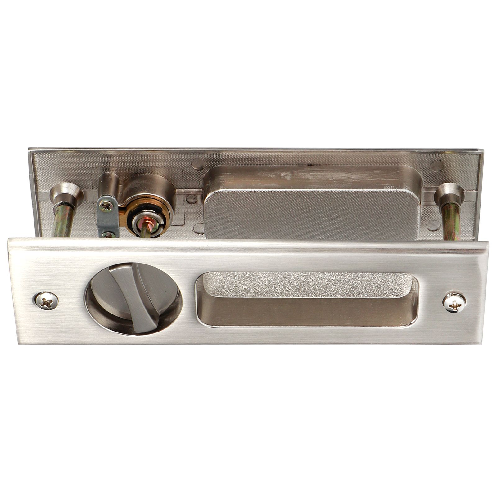Zinc Alloy Sliding Door Lock Latch Handle Set Bathroom Balcony Cabinet Door view 6