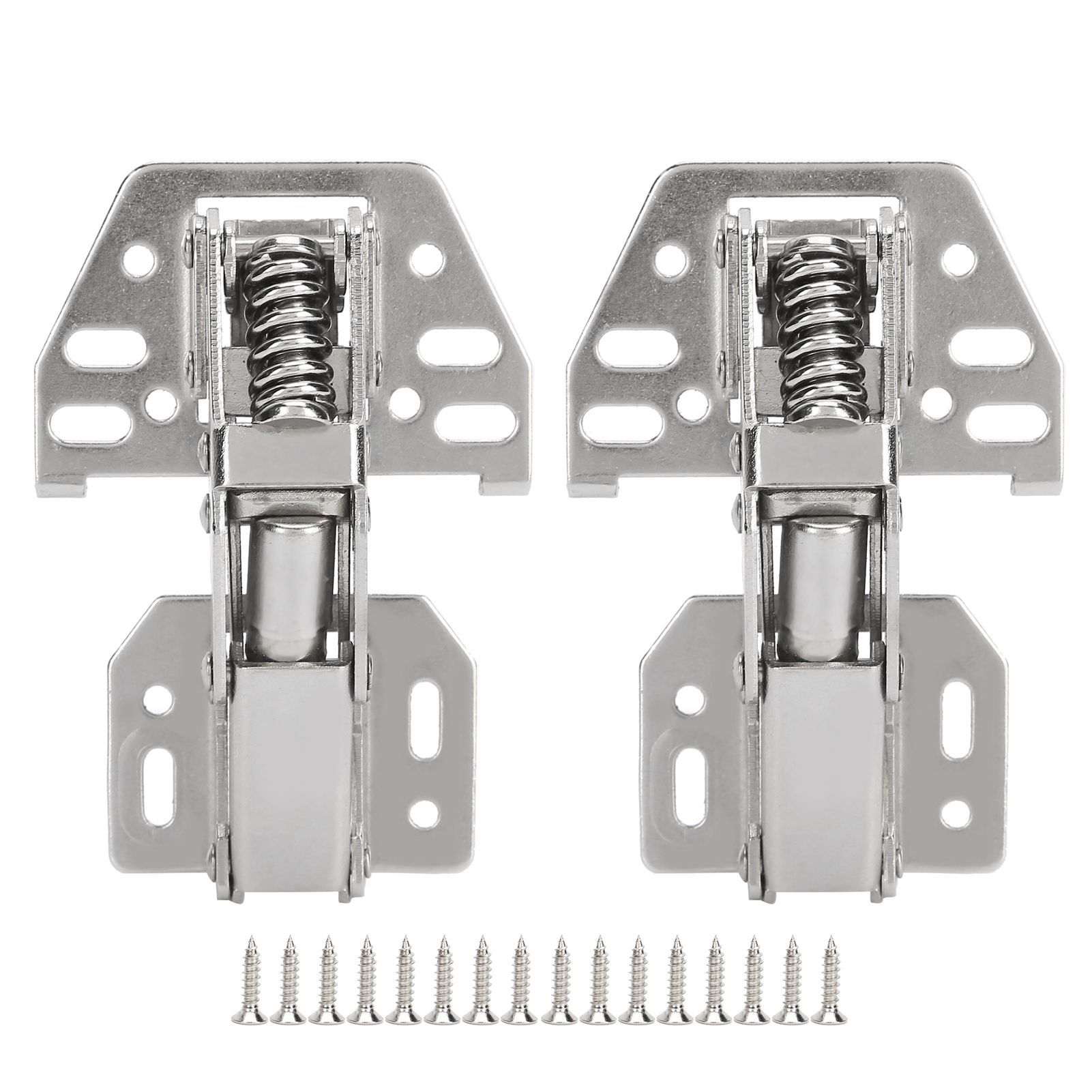 2Set Cabinet Hinge Bridge Shaped Spring Hinge for Cupboard Closet Furniture view 2