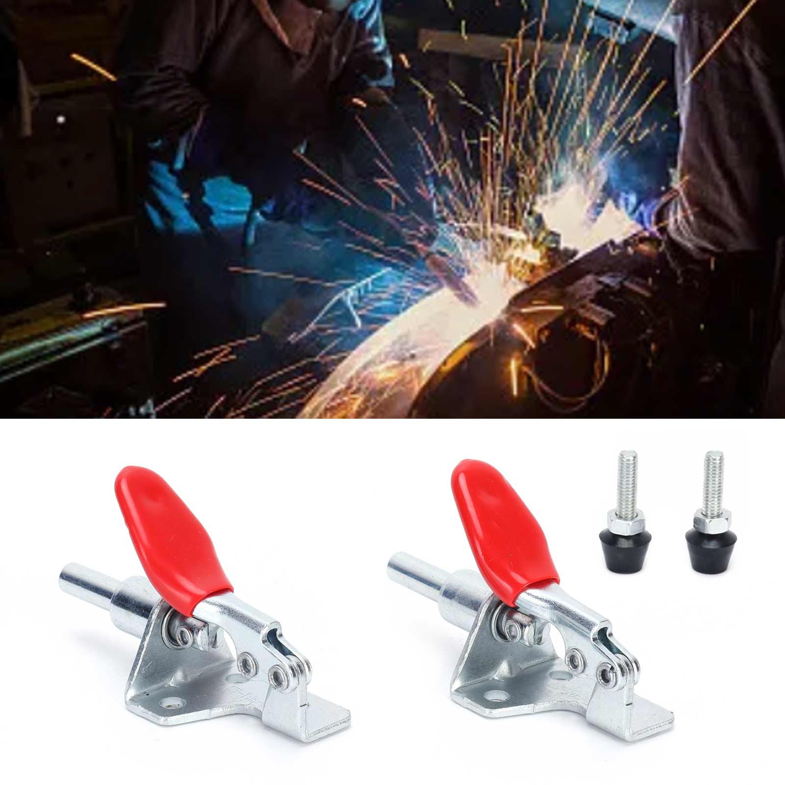 2 Set Push Pull Toggle Clamp Quick Positioning Hand Tool Home Decoration view 12