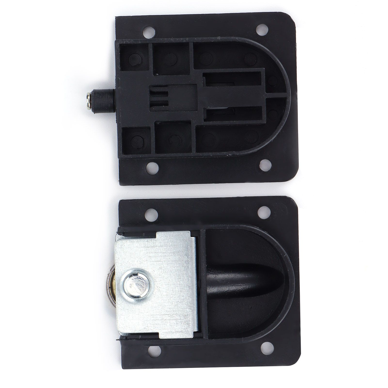 Mute Sliding Door Wheel Black Plastic Pulley with Bearing Furniture Hardware view 4