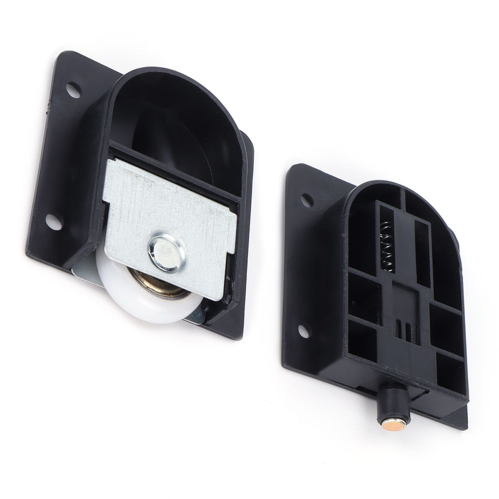 Mute Sliding Door Wheel Black Plastic Pulley with Bearing Furniture Hardware view 9