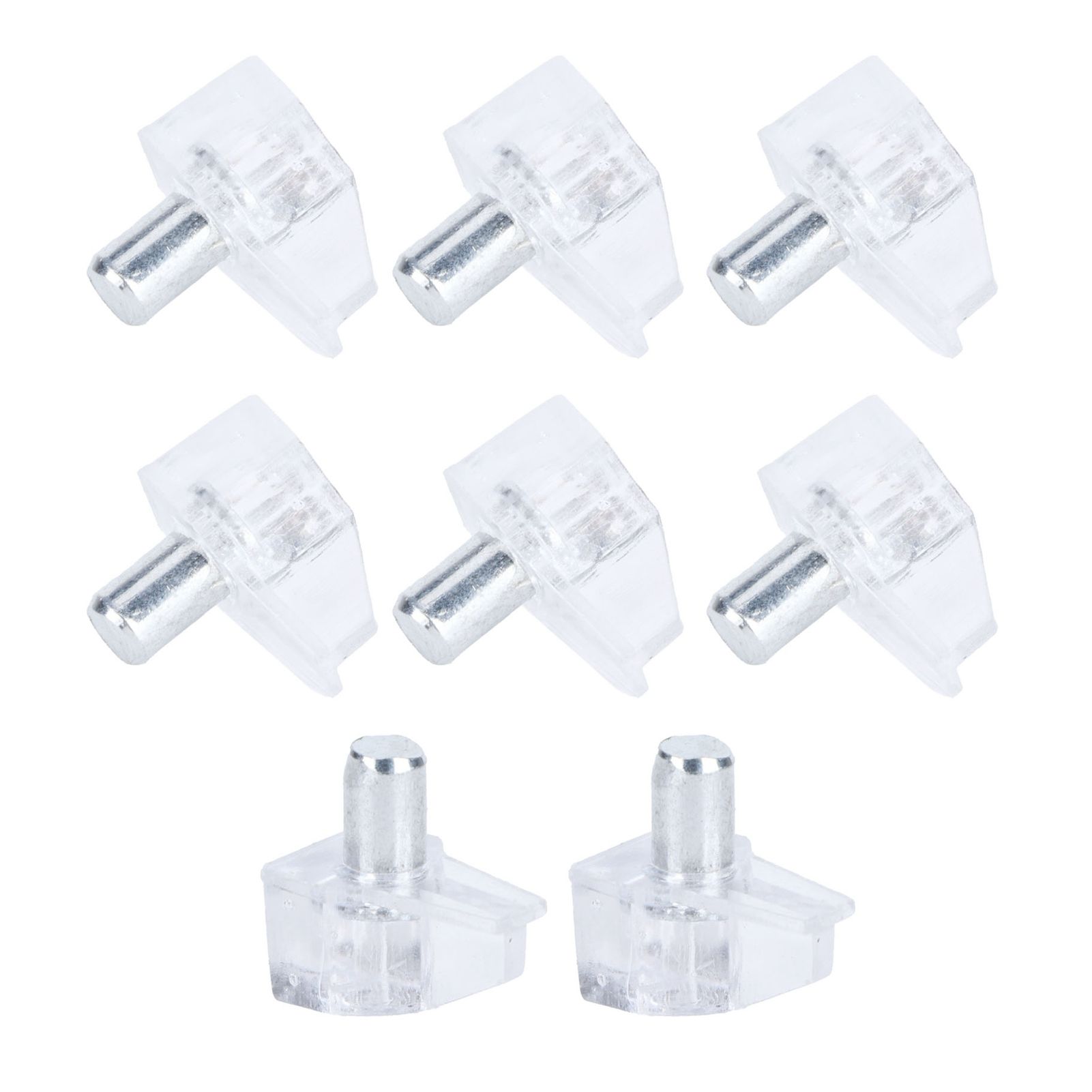 50PCS Clear Shelf Support Pegs Shelf Holder Pins Bracket Cabinet Clips Holder view 10
