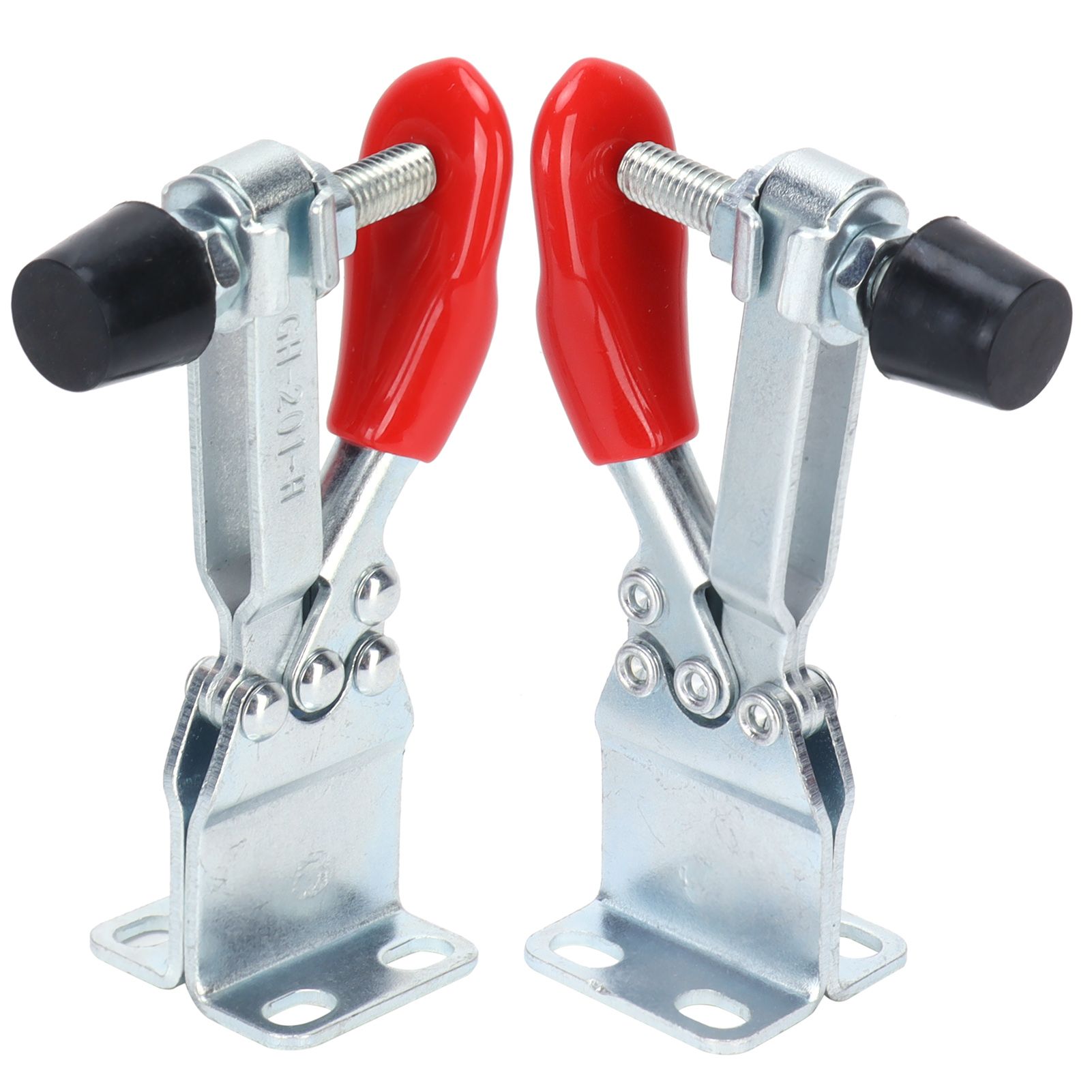 2 Set Small Toggle Clamps Quick Release Horizontal Clamp Hand Tools Home view 9