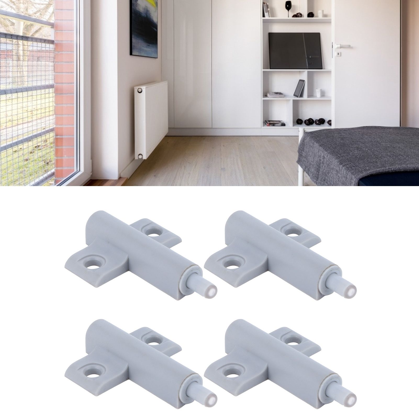 10PCS Plastic Damper Buffer Soft Close Damper Buffers for Cabinet Door Quiet view 11