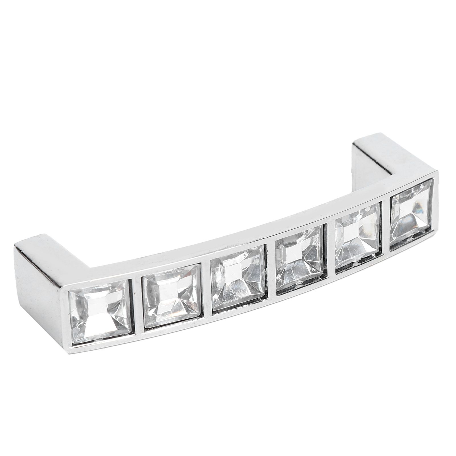 Crystal Handle Modern Simple Cabinet Door Diamonds Double Hole Handle Drawer Pull view 4