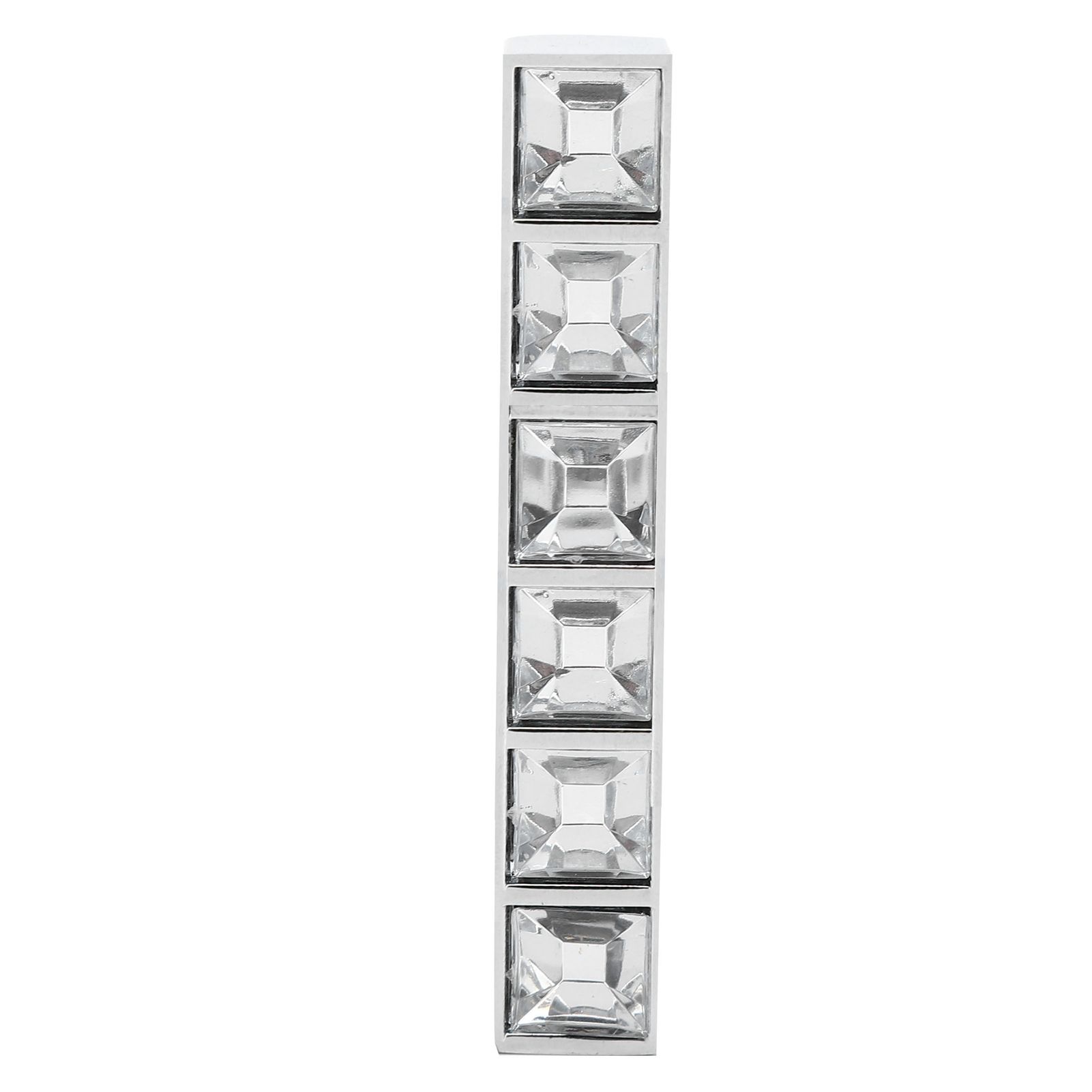 Crystal Handle Modern Simple Cabinet Door Diamonds Double Hole Handle Drawer Pull view 5