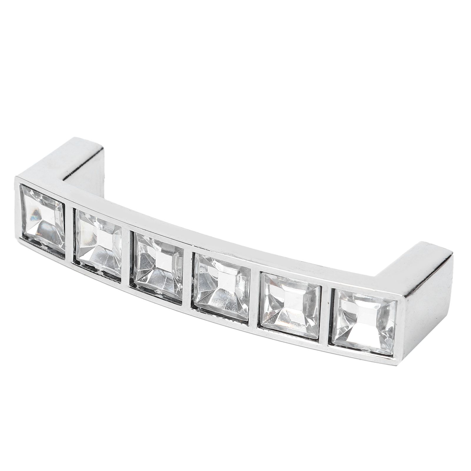 Crystal Handle Modern Simple Cabinet Door Diamonds Double Hole Handle Drawer Pull view 6
