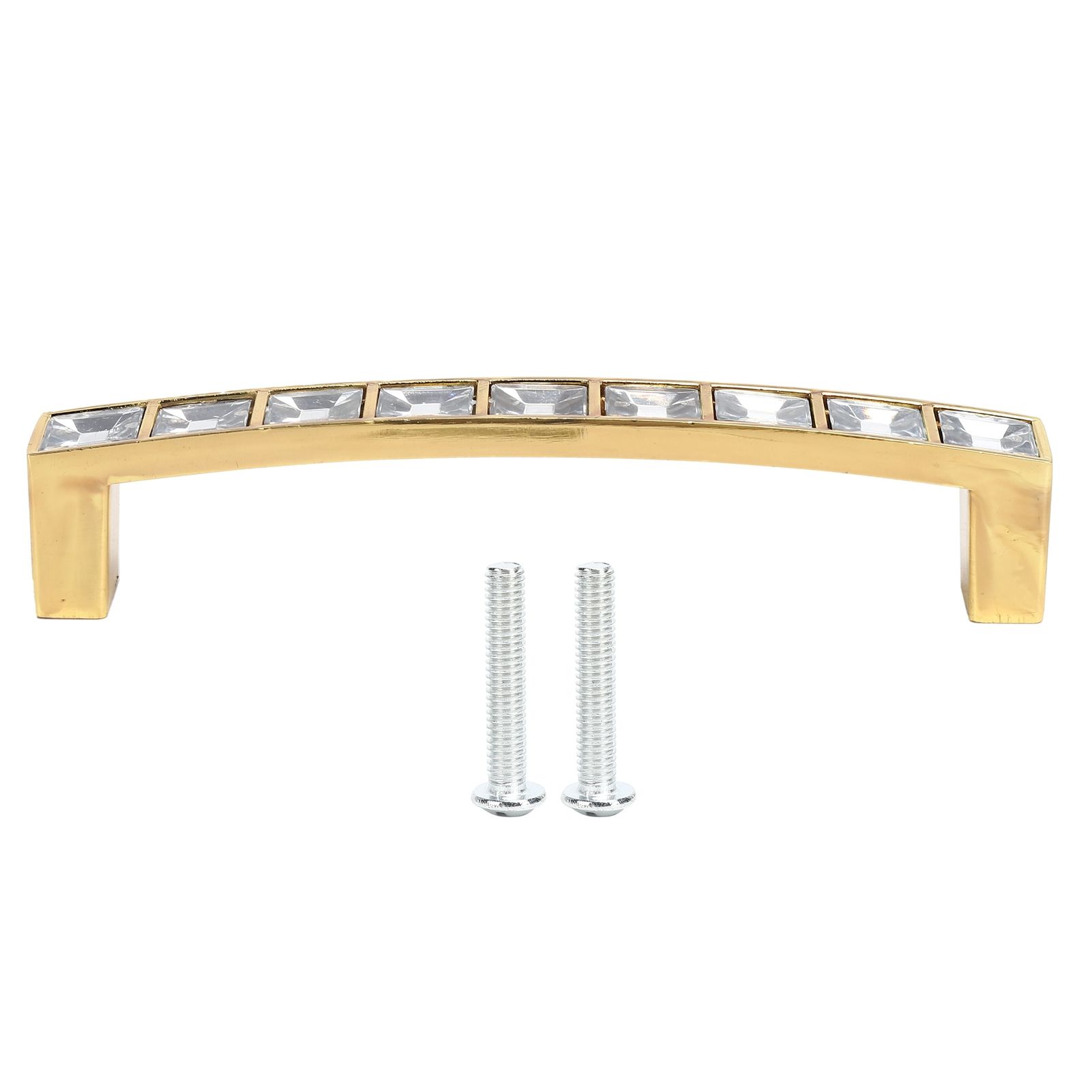 Crystal Pull Modern Cabinet Handle Double Hole Handle for Closet Drawer view 2